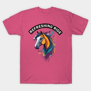 refreshing ride with the splash horse T-Shirt